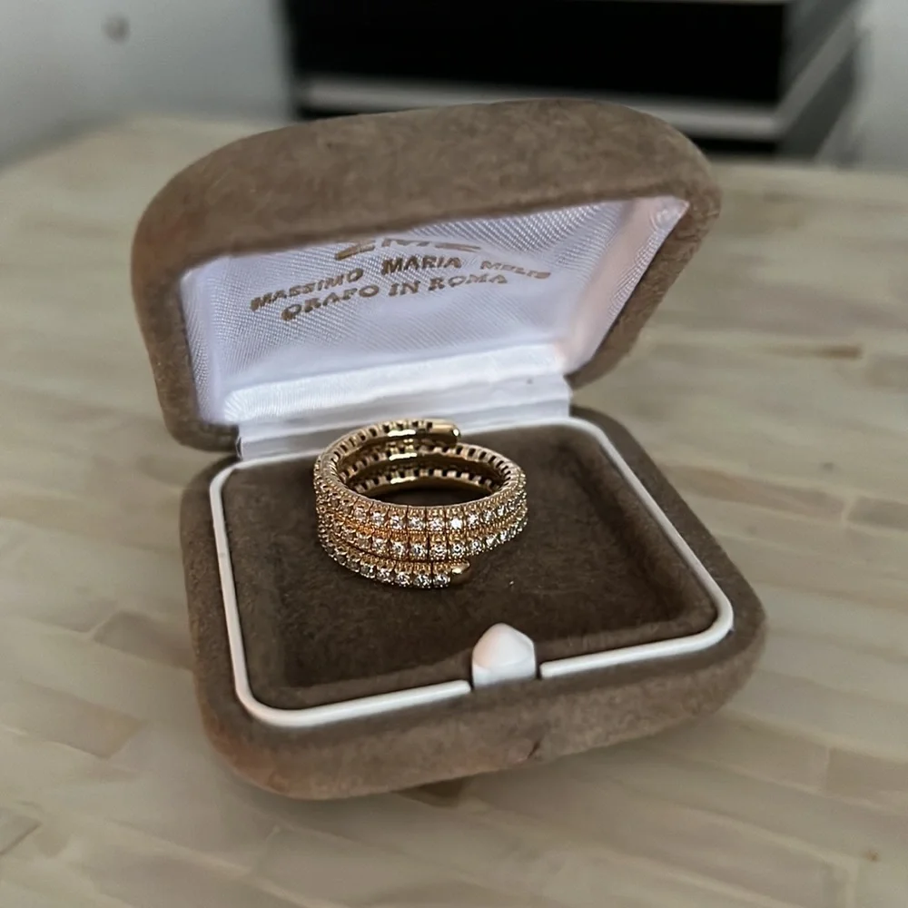 14k WRAP RING 1 CTW - Picture 4 of 7